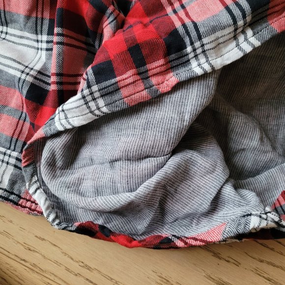 Joe Fresh - Christmas Red Plaid Shirt - Size XL - Like New - Picture 4 of 6